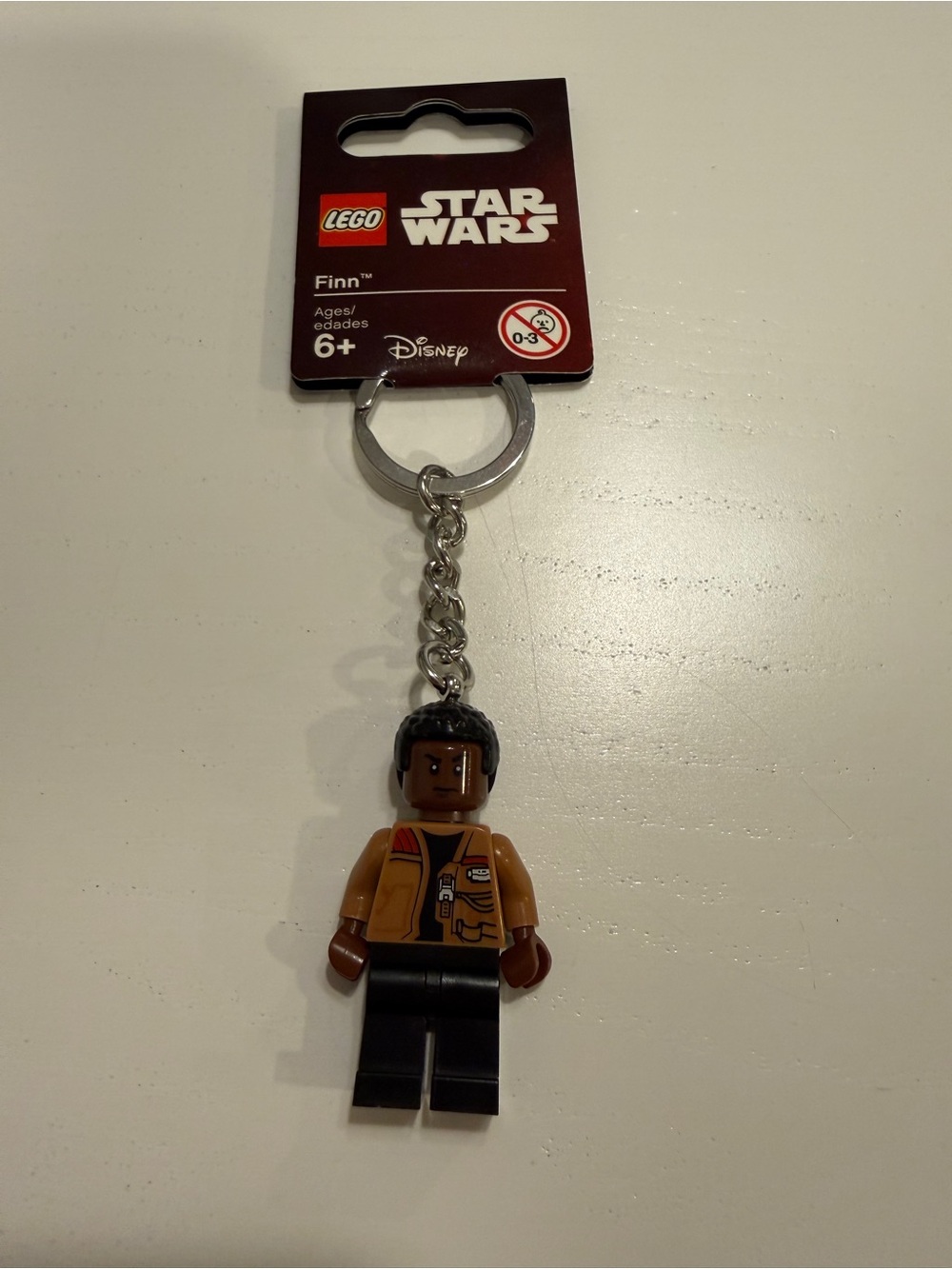 Lego Star Wars Finn Minifigure Keychain